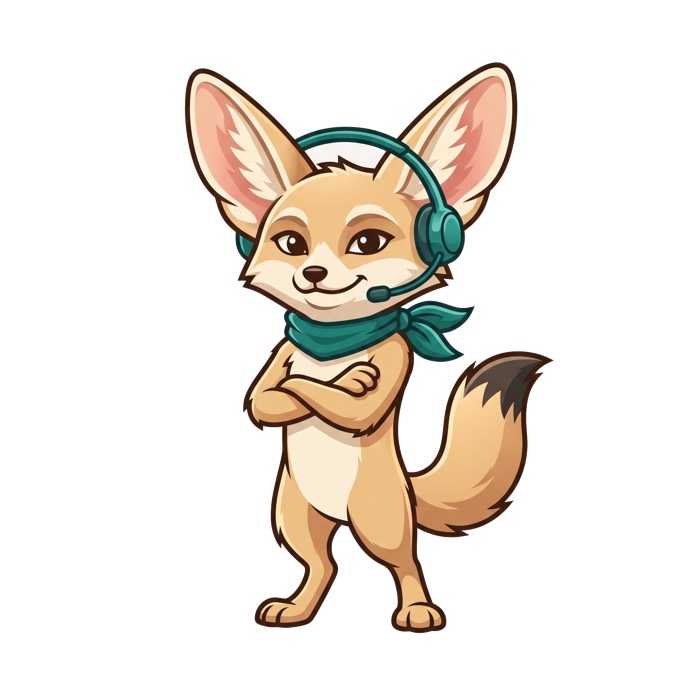 Tenebra HR fennec mascot